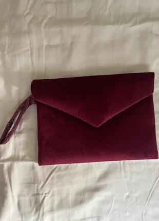 Pochette velour soirée bordeaux, marca: sans marque, estado: Nuevo sin etiquetas, 2,00 €, 2,80 € Protección al comprador incluida