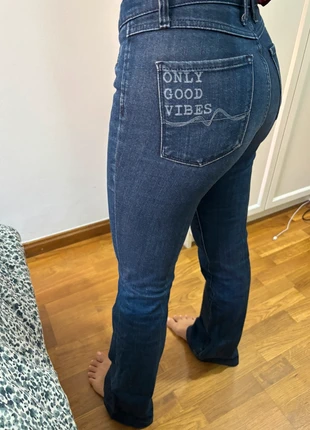 Tejano Pepe Jeans campana grabado – t 36, marca: Pepe Jeans, estado: Muy bueno, tamaño: S / 36 / 8, 55,00 €, 57,75 € Protección al comprador incluida