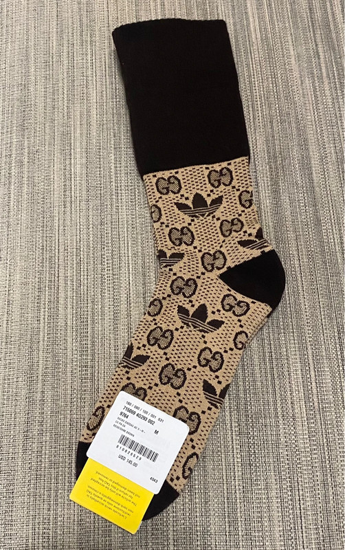 Adidas x Gucci Monogram Cotton Socks 2