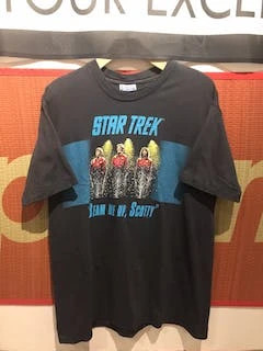 80s Single Stitch Star Trek Beam Me Scotty Movie Tv Gt 984 - Vinted