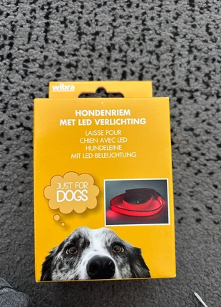 Dog leash with lights, merk: Wibra, staat: Nieuw zonder prijskaartje, maat: S, € 4,99, € 5,94 inclusief Kopersbescherming