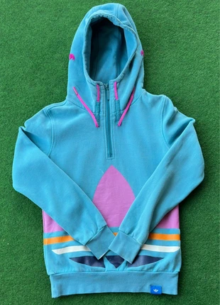 Rare Adidas Sample Y2K Fleece Hoodie Retro Logo, marque: adidas, état: Très bon état, taille: M / 38 / 10, 39,00 €, 41,65 € Protection acheteurs incluse