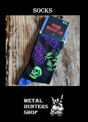 Rob Zombie - Skull Face Official Ankle socks Unisex, brand: Global, condition: New with tags, size: M | 43–46, €10.99, €12.24 includes Buyer Protection Pro