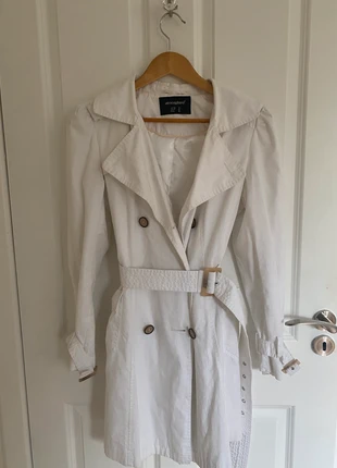 White trench coat, brand: Vintage Dressing, condition: New without tags, size: S / 36 / 8, €9.00, €10.15 includes Buyer Protection