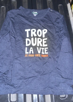 Teeshirt manches longues , marke: Kiabi, zustand: Sehr gut, größe: 18–24 Monate / 86, 2,00 €, 2,80 € inklusive Vinted-Käuferschutz