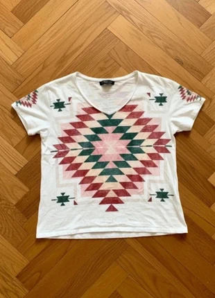 T-shirt Motifs Psychédéliques Zara Taille S 36 Très Bon État, merk: Zara Trafaluc, staat: Heel goed, maat: S / 36 / 8, € 2,60, € 3,43 inclusief Kopersbescherming