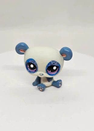 Panda #2295, G2 panda pailleté, Hasbro Littlest Pet Shop, 2011, Chine, bleu/teal, brand: Littlest Pet Shop, condition: Good, €16.00, €17.50 includes Buyer Protection Pro