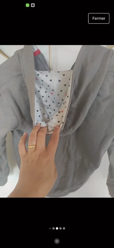 Sweat à capuche Disney 12 ans - photo numéro 4