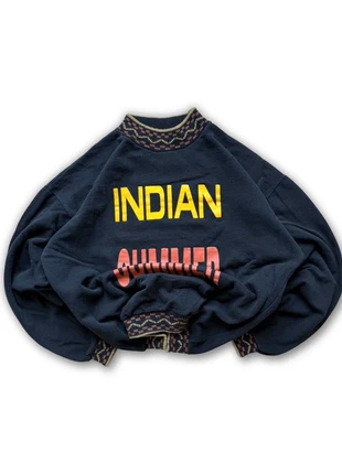 Vintage Indian Summer Graphic Sweatshirt Raglan Fit Dark Navy Size M, brand: Vintage Dressing, condizioni: Ottime, taglia: M, €29.00, €31.15 include la Protezione acquisti