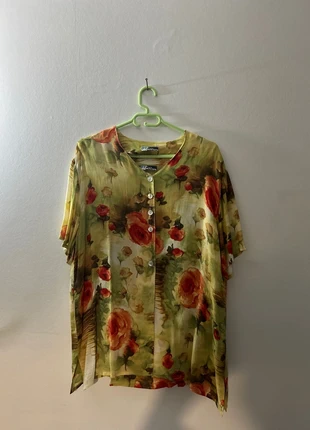 Haut 2 en 1 chemise + top, marque: Intuition, état: Bon état, taille: XXXL / 46 / 18, 15,00 €, 16,45 € Protection acheteurs incluse