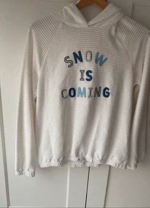 Sweat chaud blanc, marque: Okaïdi, état: Neuf sans étiquette, taille: 13 ans / 158 cm, 6,00 €, 7,00 € Protection acheteurs incluse