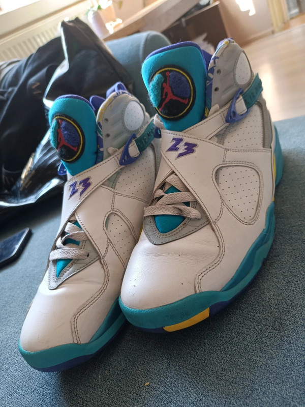 Jordan white cheap aqua