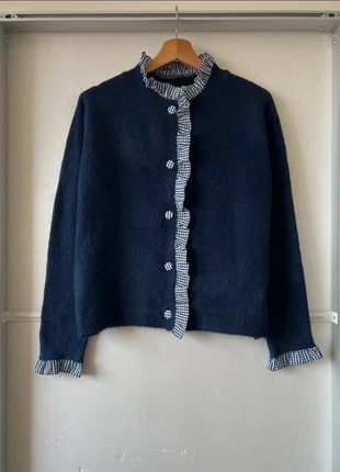 Petunia · Cardigan élégant et douillet bleu 💕, marke: sans marque, zustand: Sehr gut, größe: Einheitsgröße, 39,00 €, 41,65 € inklusive Vinted-Käuferschutz