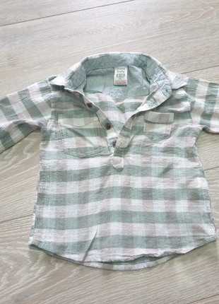 Hemd, Gr.78, marque: Zara, état: Très bon état, taille: 9-12 mois / 74 cm, 3,00 €, 3,85 € Protection acheteurs incluse