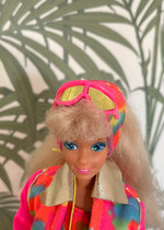 Ski Fun Barbie, 1991, vintage, 99% complete