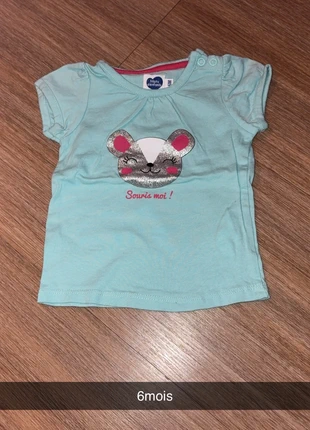 TEE shirt, marke: Mots d'enfants, zustand: Sehr gut, größe: 3-6 Monate / 62, 1,00 €, 1,75 € inklusive Vinted-Käuferschutz