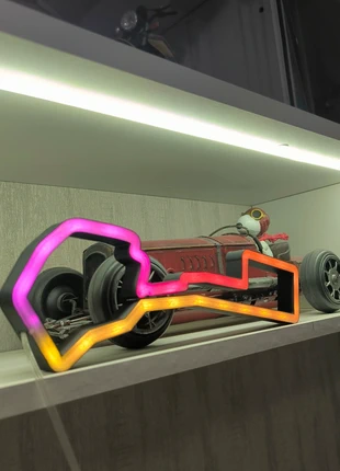 Circuit d’Azerbaïdjan – Bakou Modèle mural LED, zustand: Sehr gut, 45,00 €, 47,95 € inklusive Vinted-Käuferschutz