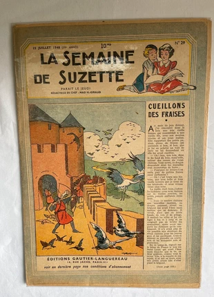 La Semaine de Suzette n°29 – 15 juillet 1948, marque: Charmant, état: Bon état, 2,50 €, 3,33 € Protection acheteurs incluse