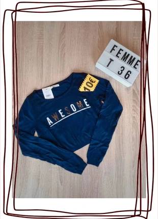 🍂 Top court taille 36 / S 🍂, marque: Vintage Dressing, état: Neuf avec étiquette, taille: S / 36 / 8, 8,00 €, 9,10 € Protection acheteurs incluse