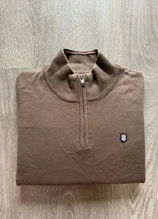 Pull Teddy Smith marron zippé col montant - Taille XL manches longues, marque: Teddy Smith, état: Très bon état, taille: XL, 14,99 €, 16,44 € Protection acheteurs incluse