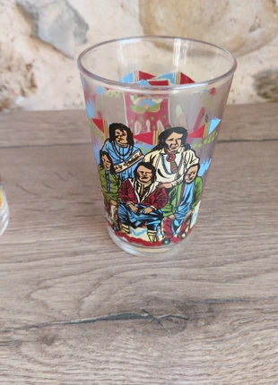 Verre tribus indiennes vintage années 70-80, condition: Very good, €7.00, €8.05 includes Buyer Protection