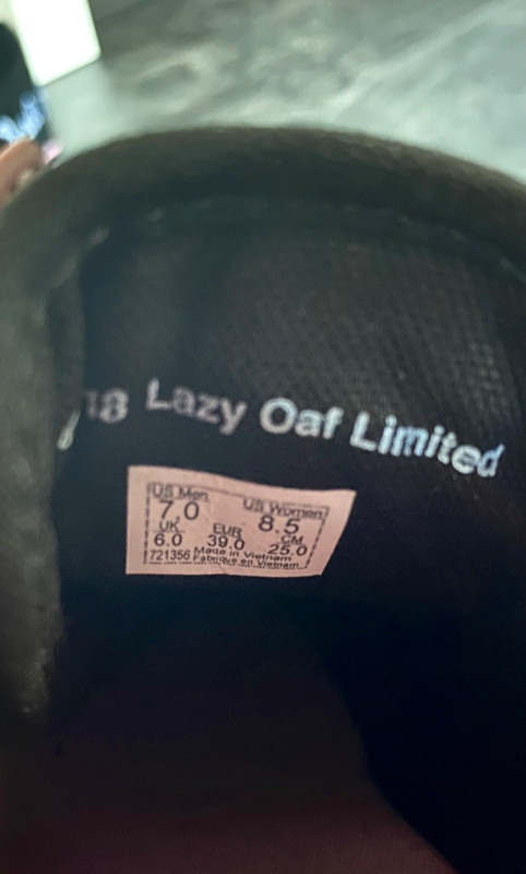 Vans x lazy oaf 2025 old skool platform black