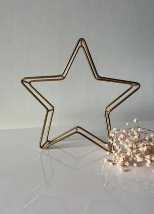 Kerst ster decoratie goudkleurig, marque: kerst, état: Très bon état, 7,50 €, 8,58 € Protection acheteurs incluse