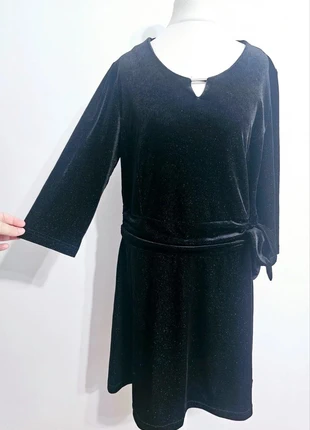 💎Robe en velours délicatement scintillante, marca: BALSAMIK, estado: Novo sem etiquetas, tamanho: XXXL / 46 / 18, €24.00, €25.90 inclui Proteção do Comprador