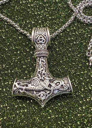 Collier pendentif Marteau de Thor (Mjölnir) Viking style, condizioni: Nuovo senza cartellino, €9.90, €11.10 include la Protezione acquisti Pro