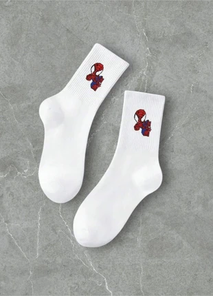 Chaussettes Neuves Spiderman Blanc Vintage Streetwear Y2K - Taille Unique, marke: Vintage, zustand: Neu, größe: Einheitsgröße, 20,00 €, 21,70 € inklusive Vinted-Käuferschutz