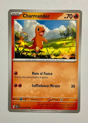 Charmander PAF 007 - Destino di Paldea, marca: Pokémon, estado: Muy bueno, 1,45 €, 2,22 € Protección al comprador incluida