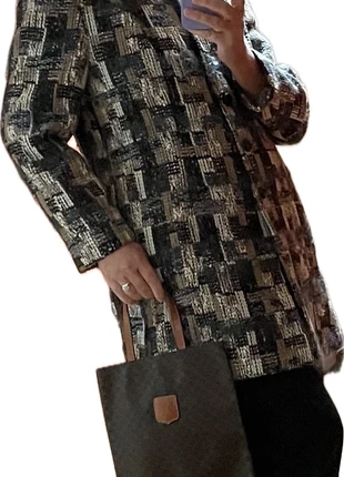 Manteau en tweed Malhia Kent marron beige carreaux 44, marque: Malhia Kent, état: Très bon état, taille: XXL / 44 / 16, 125,00 €, 131,95 € Protection acheteurs incluse