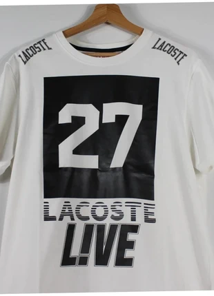 Teeshirt Lacoste Live blanc manches courtes taille 5 taille L tres bon état, marque: Lacoste, état: Très bon état, taille: L, 29,00 €, 31,15 € Protection acheteurs incluse