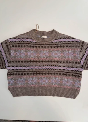 Pull en maille a col rond, marke: Pull & Bear, zustand: Sehr gut, größe: S / 36 / 8, 8,00 €, 9,10 € inklusive Vinted-Käuferschutz