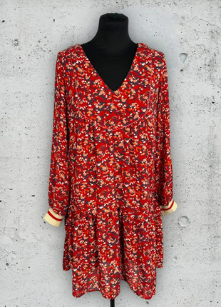 Robe Grace & Mila Rikiki rouge à fleurs taille S 36 8, brand: Grace & Mila, condizioni: Ottime, taglia: S / IT 40 / EU 36, €14.00, €15.40 include la Protezione acquisti Pro