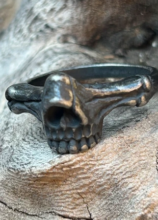 Vintage 316L Stainless Steel Skull Ring, condition: New without tags, size: 18.1 mm / P½, £10.99, £12.24 includes Buyer Protection Pro