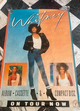 Enorme poster Whitney Huston, vintage, marque: Whitney Huston, état: Très bon état, 40,00 €, 42,70 € Protection acheteurs incluse