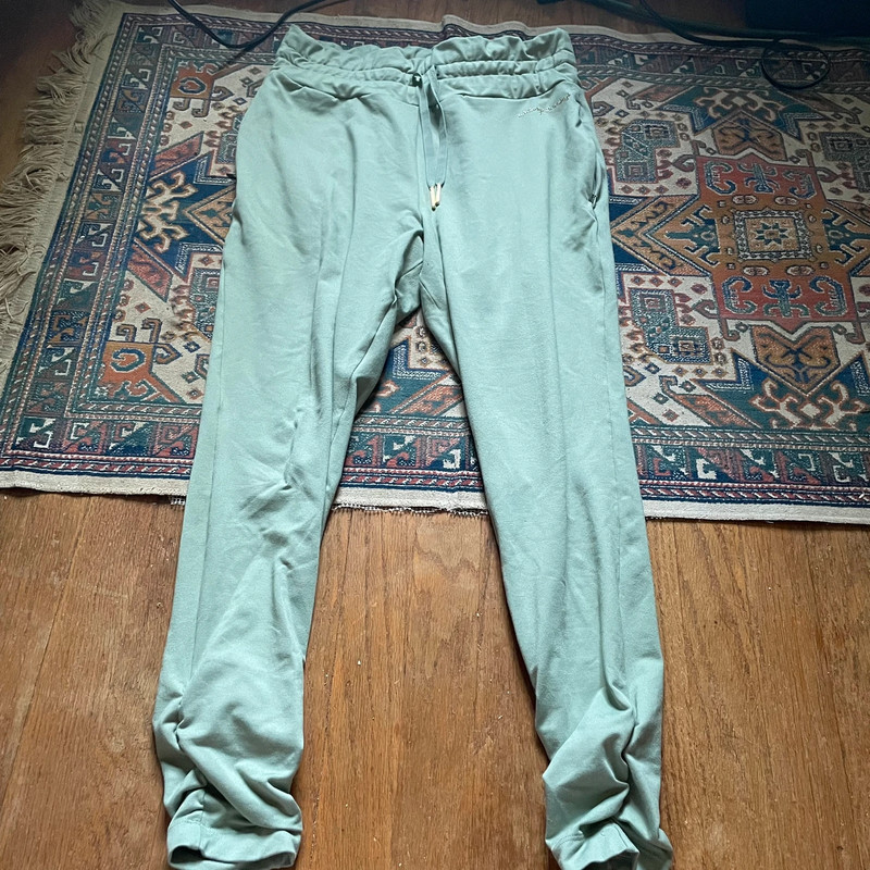 Gymshark x Whitney Simmons Sage Green High Rise Joggers 1