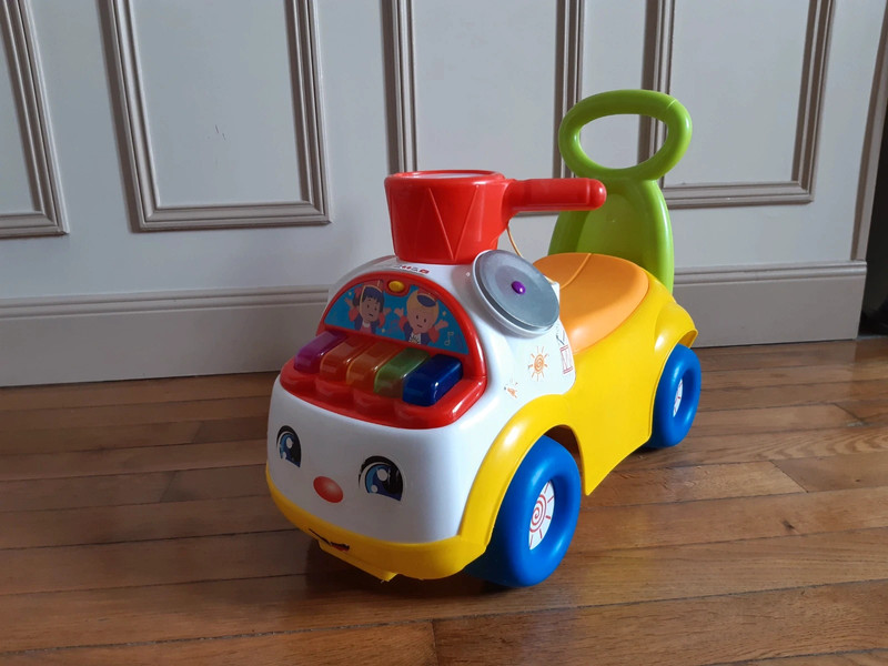Fisher price little people - porteur fisher price music parade jaune, jouets 1er age