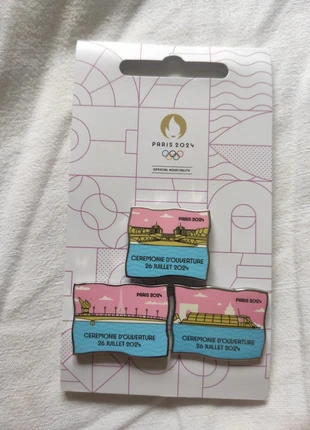 Pin's cérémonie d'ouverture Paris 2024, merk: Paris 2024, staat: Nieuw met prijskaartje, € 49,00, € 52,15 inclusief Kopersbescherming