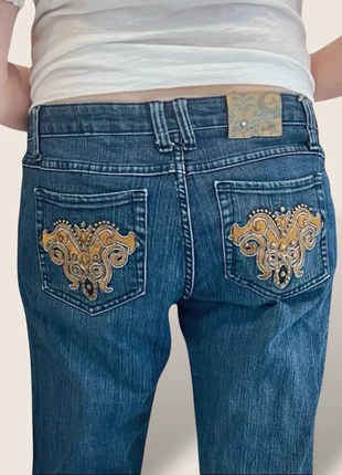 Vintage Y2K 00s Seductions Flares Studs & Embroidered Jeans Uk 16 mcbling Bratz, brand: Seductions, condition: Very good, size: XXL / 16, £20.00, £21.70 includes Buyer Protection