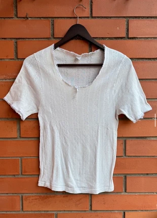 Camiseta crochet crema Y2K, brand: y2k, condizioni: Ottime, taglia: M / IT 42 / EU 38, €12.00, €13.30 include la Protezione acquisti