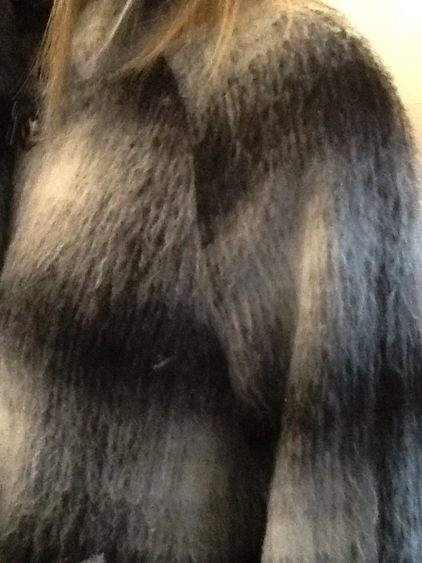 Manteau, veste à carreaux - Gris - taille 36/38 - photo numéro 4