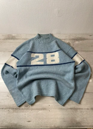 Pull d’hiver homme vintage y2k taille S couleur bleu claire à motifs 80% laine, marque: Vintage Dressing, état: Très bon état, taille: S, 19,99 €, 21,69 € Protection acheteurs (Pro) incluse