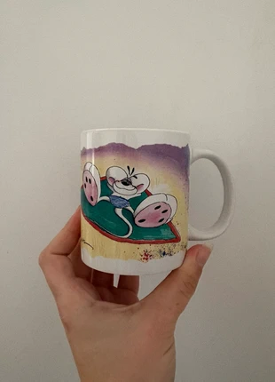 Tasse Diddl vintage “Pas trop vite le matin, doucement le soir” vintage, brand: Diddl, condition: Very good, €8.50, €9.63 includes Buyer Protection