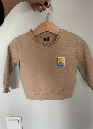 Beige katoenen MINI Wibra sweater maat 74 warm voor herfst winter kerst 2025 🎁, merk: Wibra, staat: Heel goed, maat: 9-12 maanden / 74 cm, € 1,50, € 2,28 inclusief Kopersbescherming