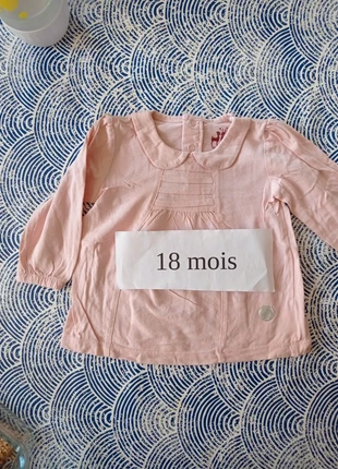 Tee-shirt manches longues fille 18 mois , marke: Kimbaloo, zustand: Sehr gut, größe: 12-18 Monate / 80, 1,00 €, 1,75 € inklusive Vinted-Käuferschutz