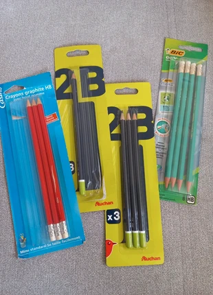 Lots de crayons à papier, marca: Auchan, estado: Muy bueno, 4,00 €, 4,90 € Protección al comprador incluida