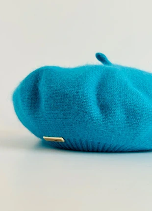 Vintage Women’s Beret Hat – Blue, brand: NO LABEL, condition: New without tags, size: M, £10.50, £11.73 includes Buyer Protection Pro