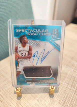 Buddy Hield auto on card Patch Game worn /75 Spectra, marque: Topps, état: Très bon état, 35,00 €, 37,45 € Protection acheteurs incluse